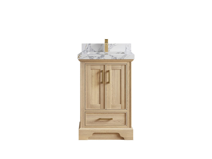 Charlotte White Oak 24 in. W x 22 in. D Single Sink Bathroom Vanity - photo 21