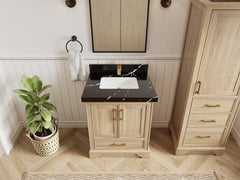 Charlotte White Oak 30 in. W x 22 in. D Single Sink Bathroom Vanity - photo 31