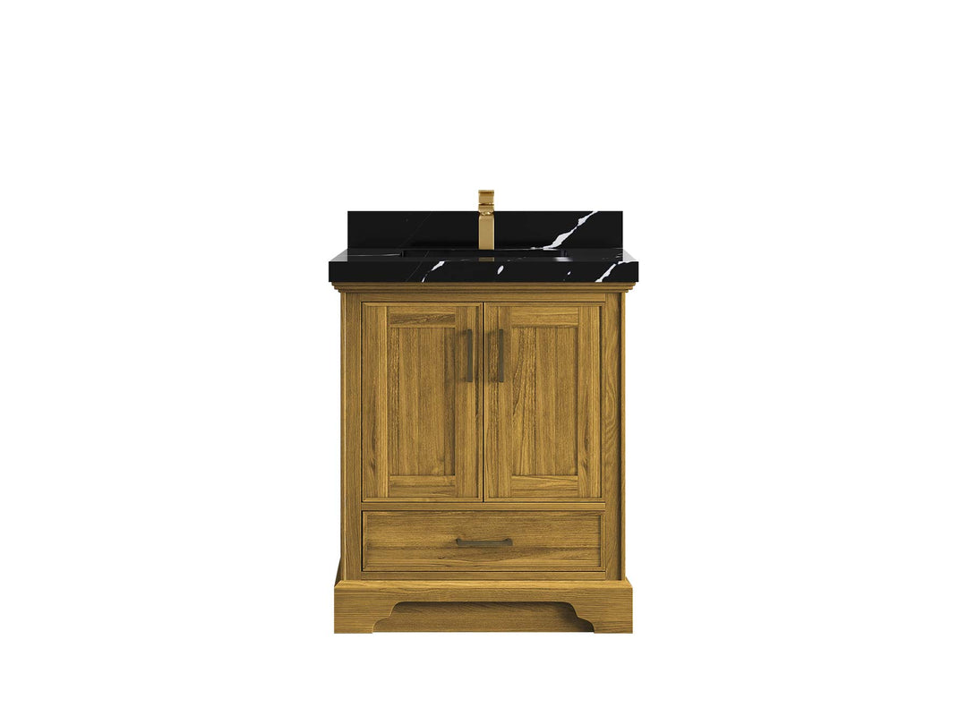 Charlotte White Oak 30 in. W x 22 in. D Single Sink Bathroom Vanity - Willow Bath and Vanity