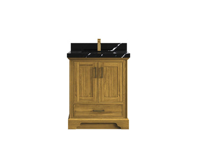 Charlotte White Oak 30 in. W x 22 in. D Single Sink Bathroom Vanity - Willow Bath and Vanity