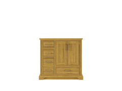 Charlotte White Oak 36 in. W x 22 in. D Right Offset Sink Bathroom Vanity - photo 6