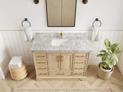 Charlotte White Oak 48 in. W x 22 in. D Single Sink Bathroom Vanity - photo 26