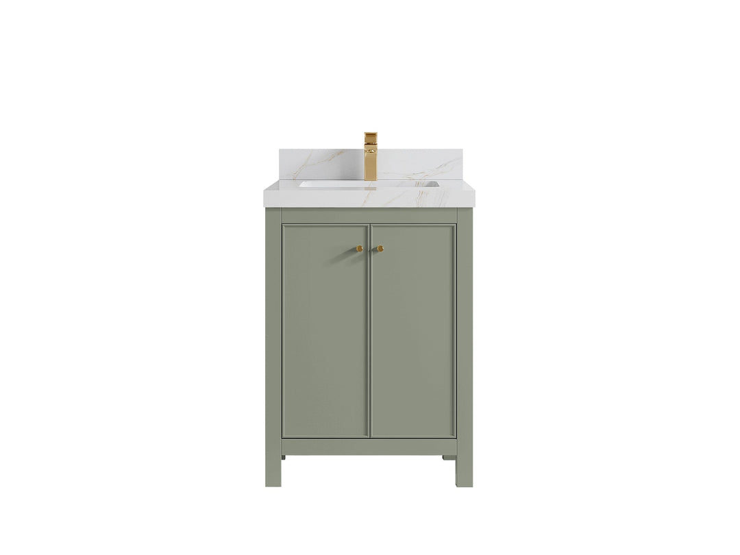 Chicago 24 in. W x 22 in. D Single Sink Bathroom Vanity - Willow Bath and Vanity