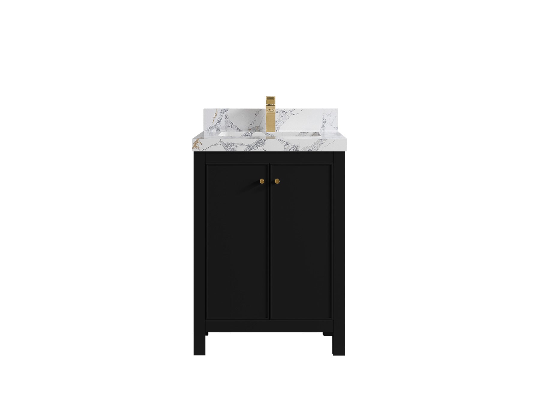 Chicago 24 in. W x 22 in. D Single Sink Bathroom Vanity - Willow Bath and Vanity