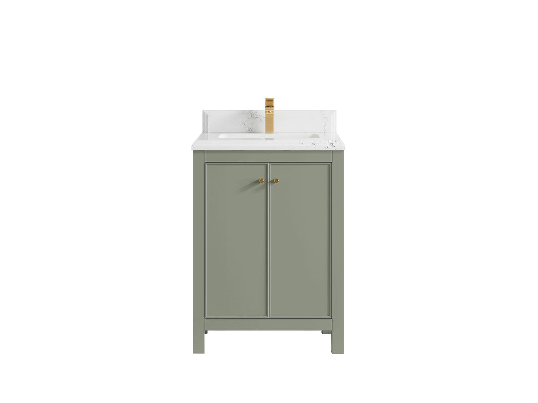 Chicago 24 in. W x 22 in. D Single Sink Bathroom Vanity - Willow Bath and Vanity