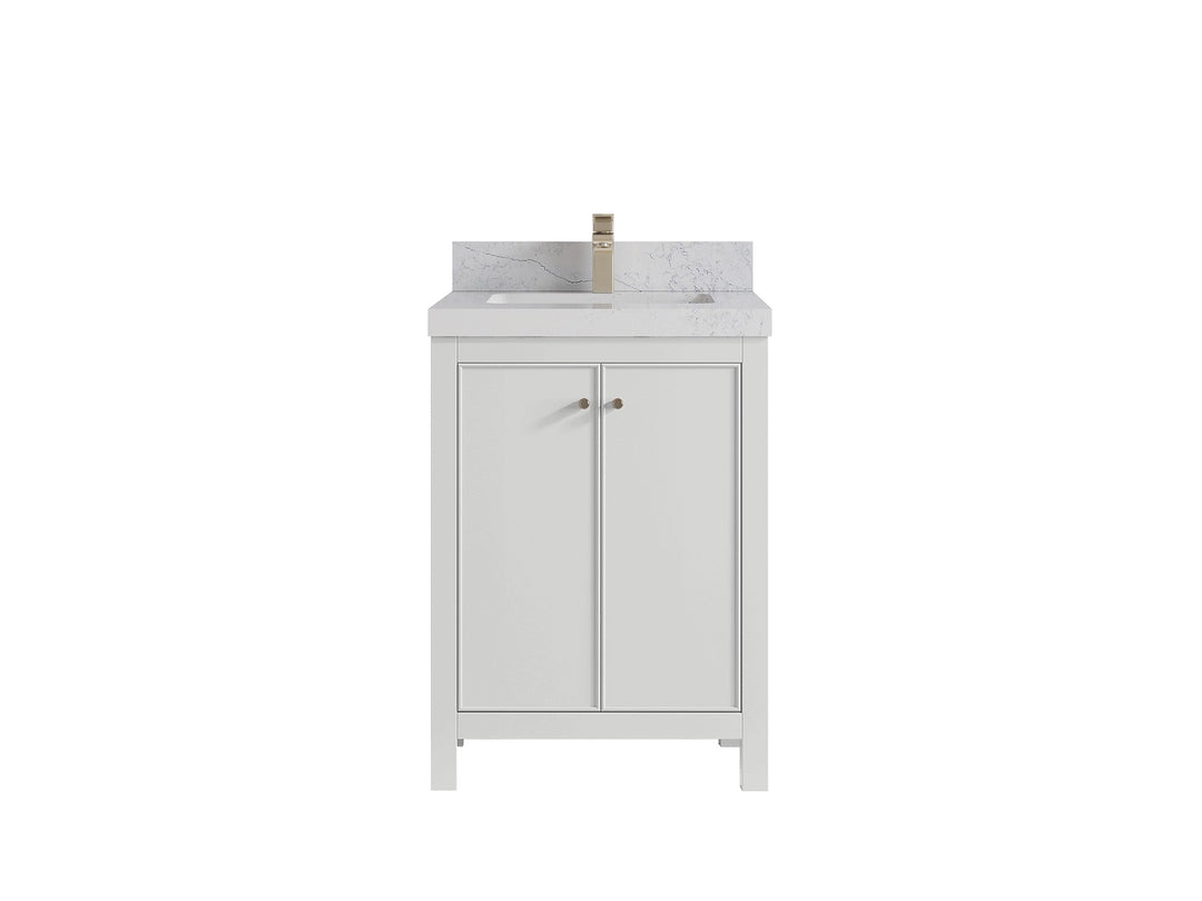 Chicago 24 in. W x 22 in. D Single Sink Bathroom Vanity - Willow Bath and Vanity