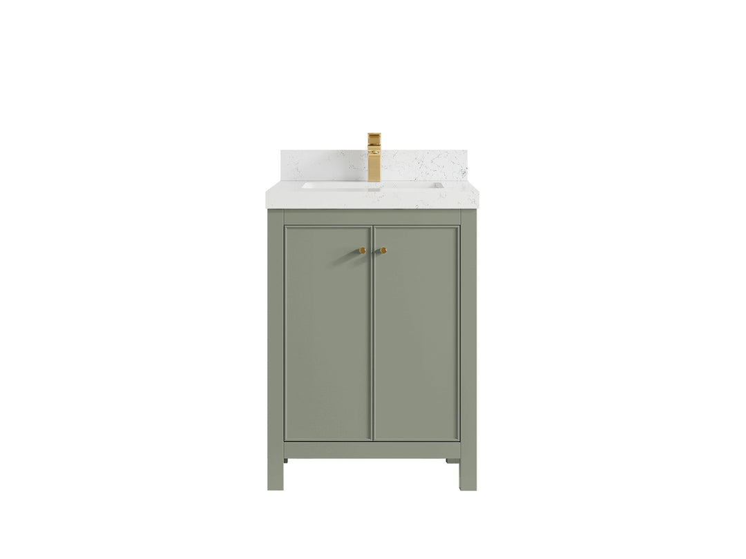 Chicago 24 in. W x 22 in. D Single Sink Bathroom Vanity - Willow Bath and Vanity