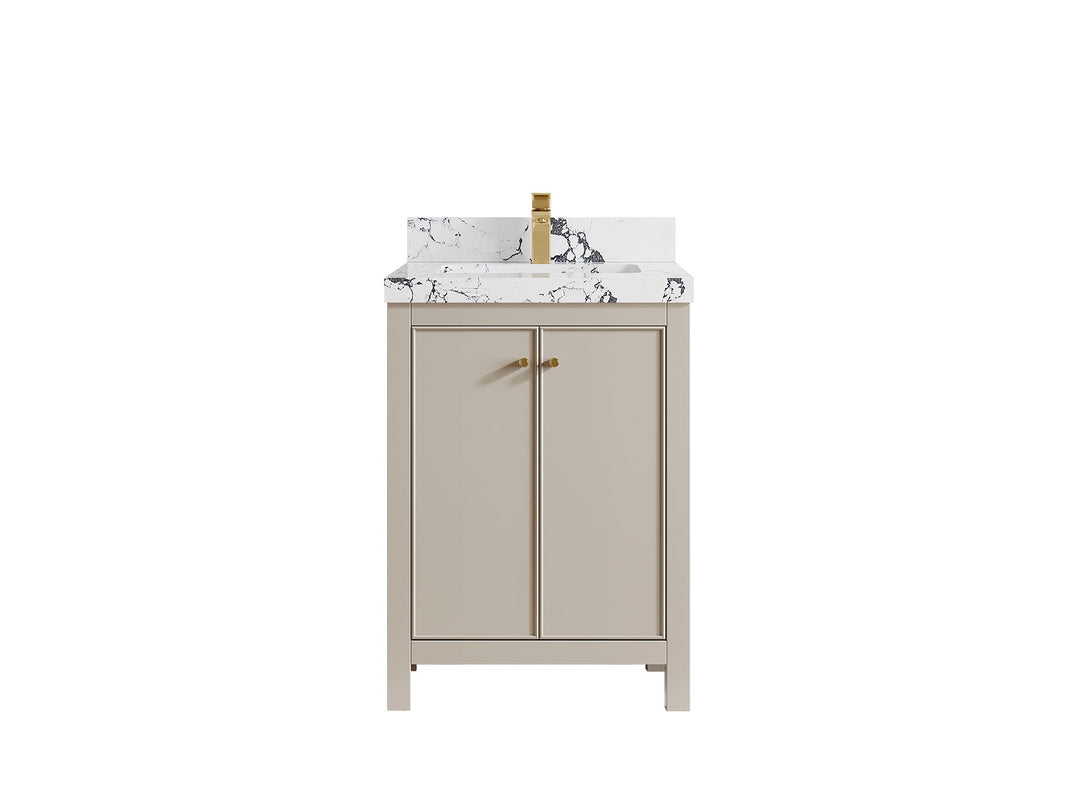 Chicago 24 in. W x 22 in. D Single Sink Bathroom Vanity - Willow Bath and Vanity