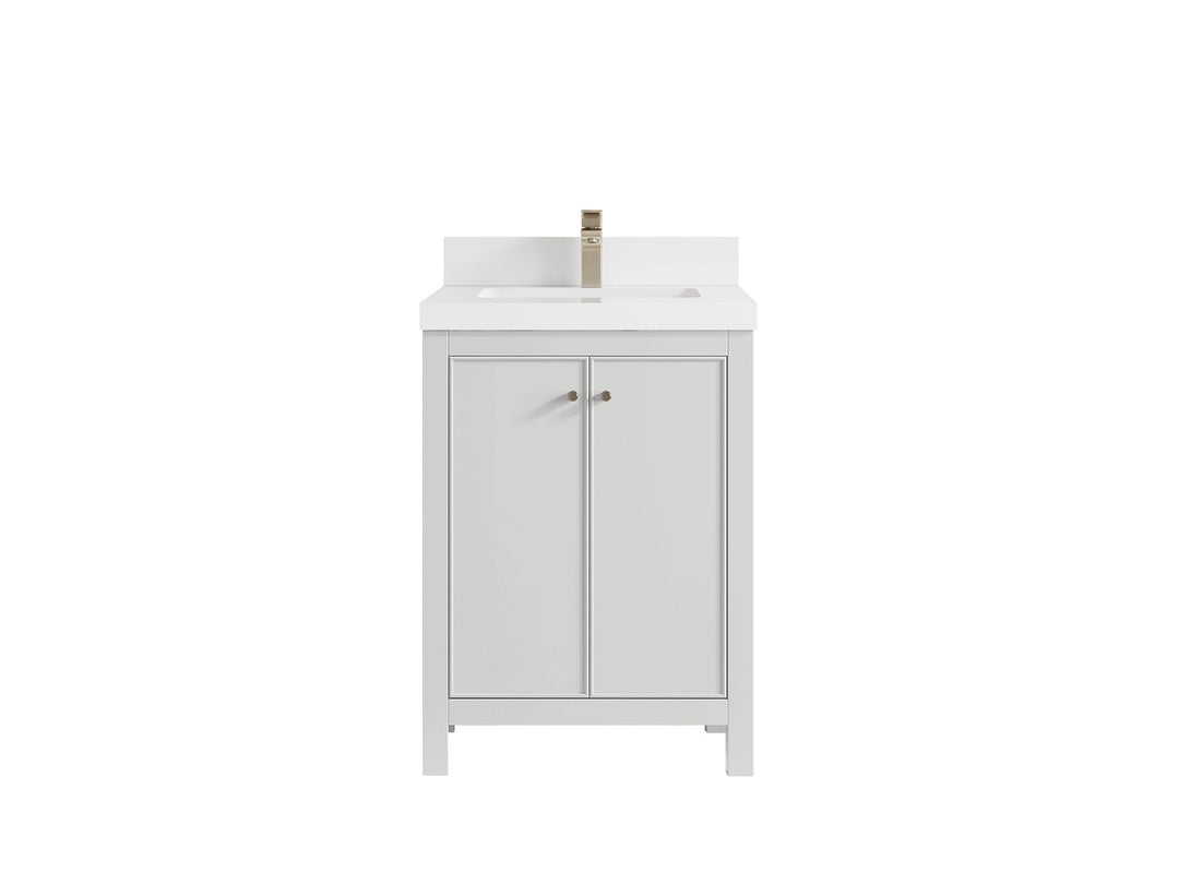 Chicago 24 in. W x 22 in. D Single Sink Bathroom Vanity - Willow Bath and Vanity