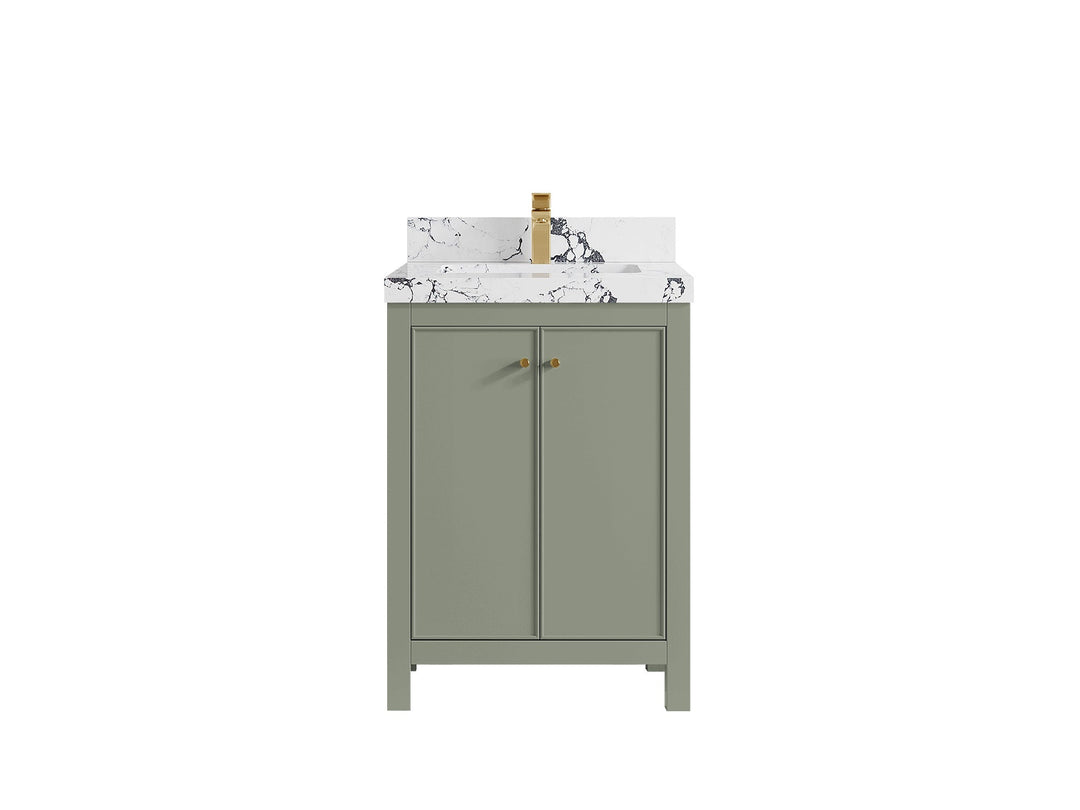 Chicago 24 in. W x 22 in. D Single Sink Bathroom Vanity - Willow Bath and Vanity