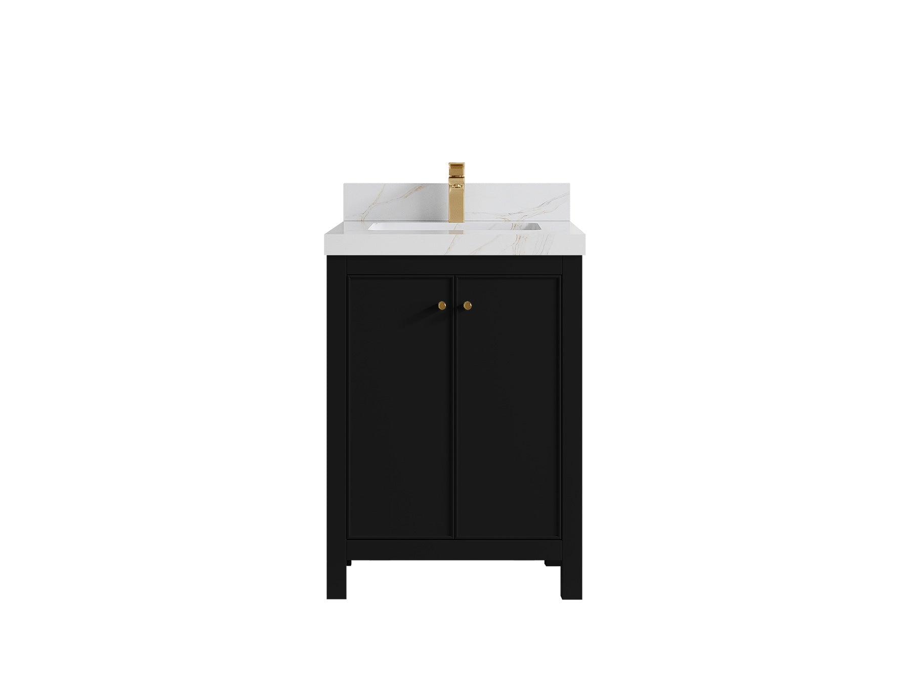 Chicago 24 in. W x 22 in. D Single Sink Bathroom Vanity - Willow Bath and Vanity