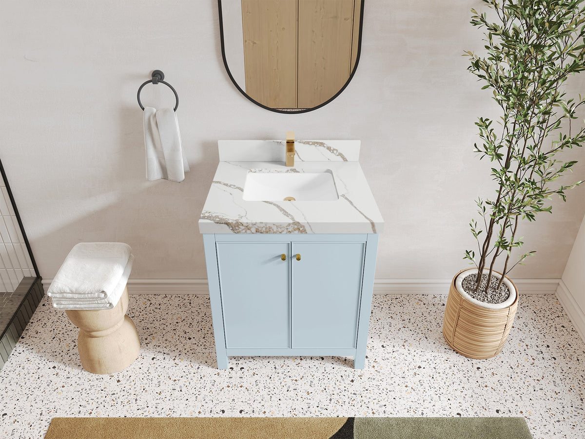 Chicago 30 in. W x 22 in. D Single Sink Bathroom Vanity - Willow Bath and Vanity