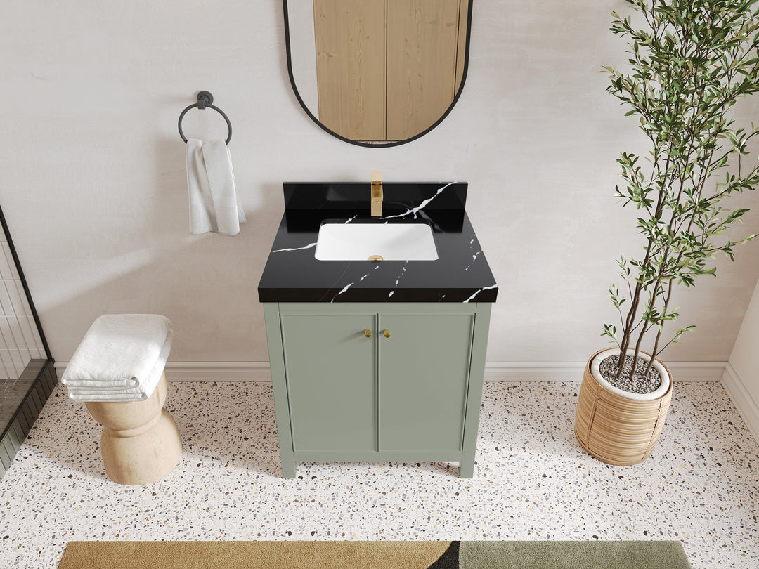 Chicago 30 in. W x 22 in. D Single Sink Bathroom Vanity - Willow Bath and Vanity