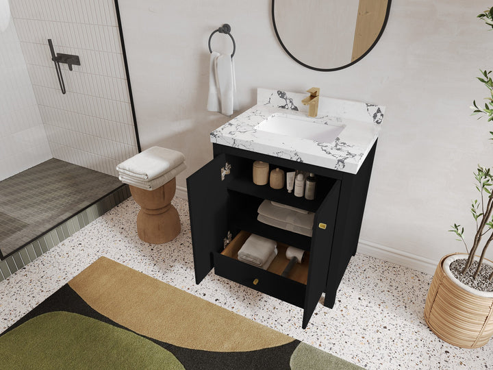 Chicago 30 in. W x 22 in. D Single Sink Bathroom Vanity - photo 3
