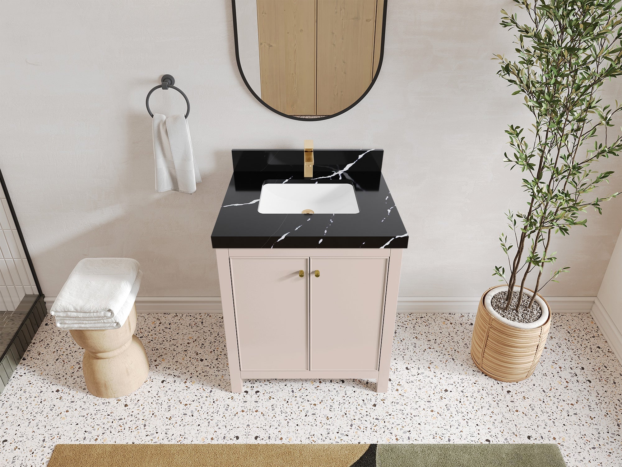 Chicago 30 in. W x 22 in. D Single Sink Bathroom Vanity - Willow Bath and Vanity