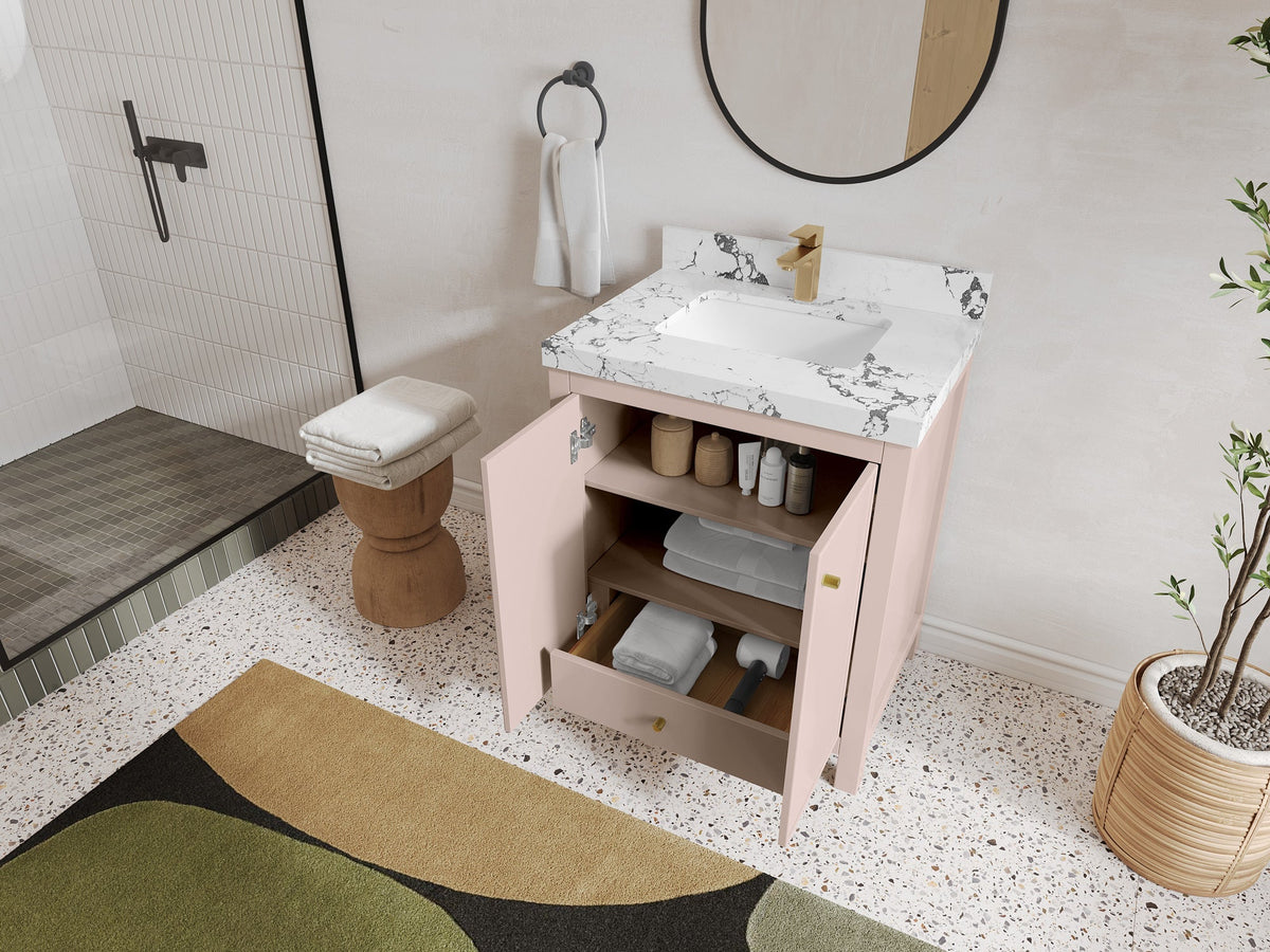 Chicago 30 in. W x 22 in. D Single Sink Bathroom Vanity - Willow Bath and Vanity