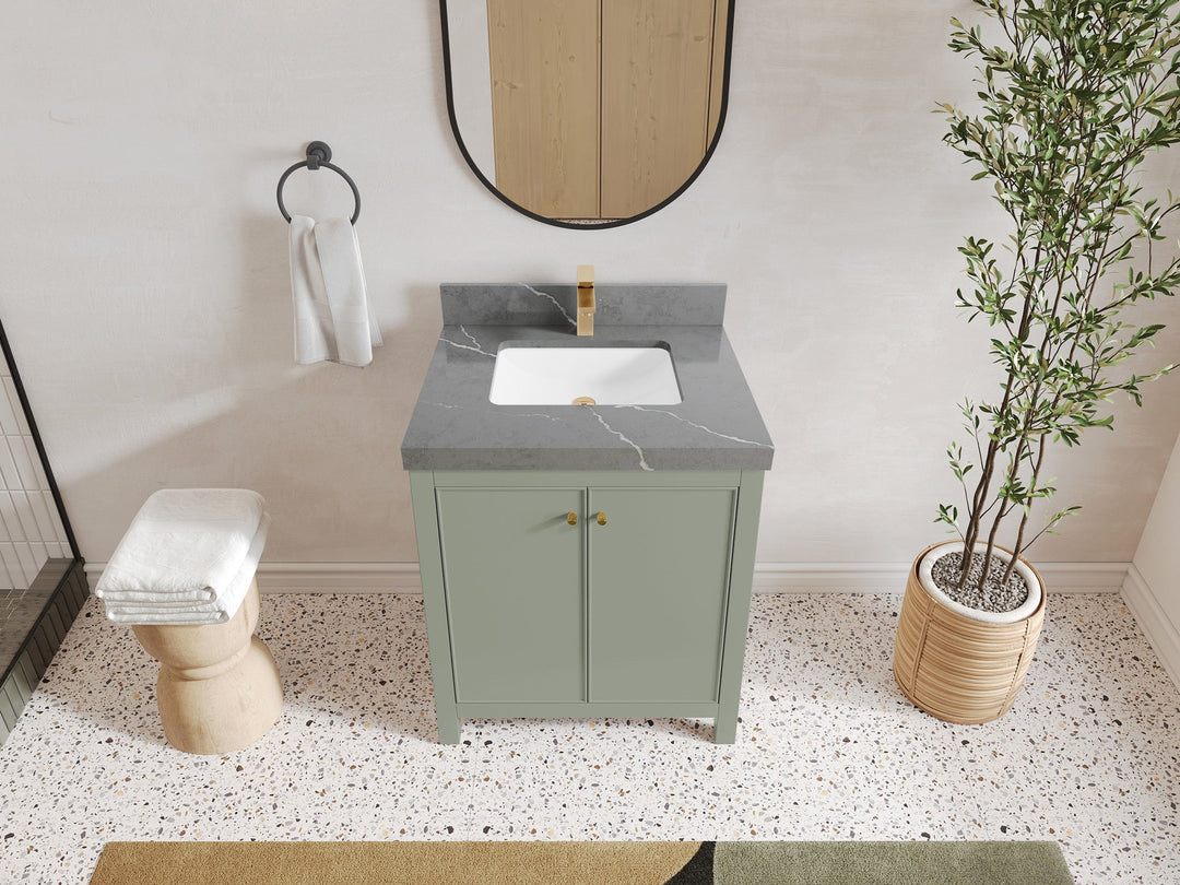 Chicago 30 in. W x 22 in. D Single Sink Bathroom Vanity - Willow Bath and Vanity