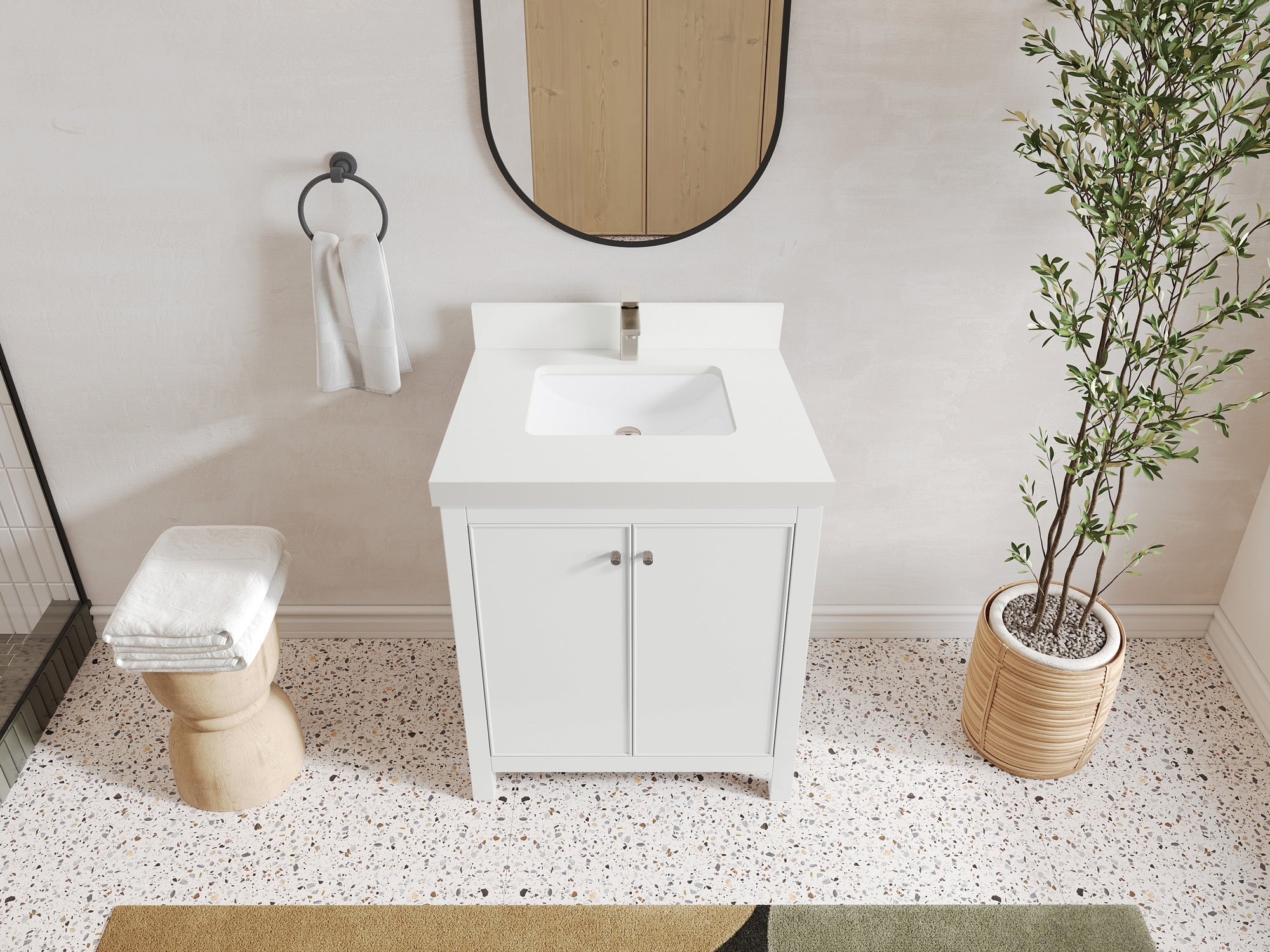 Chicago 30 in. W x 22 in. D Single Sink Bathroom Vanity - Willow Bath and Vanity
