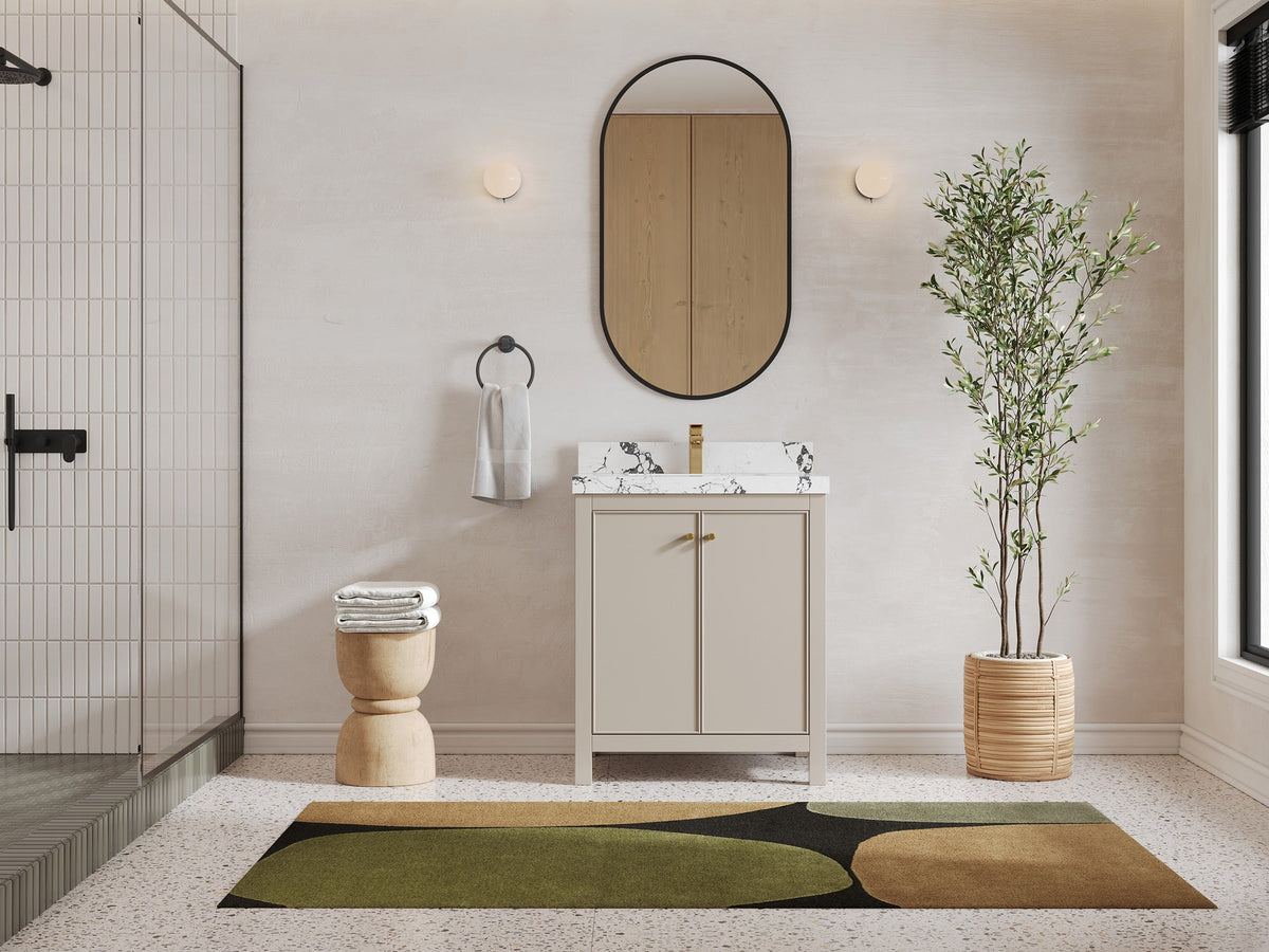 Chicago 30 in. W x 22 in. D Single Sink Bathroom Vanity - Willow Bath and Vanity