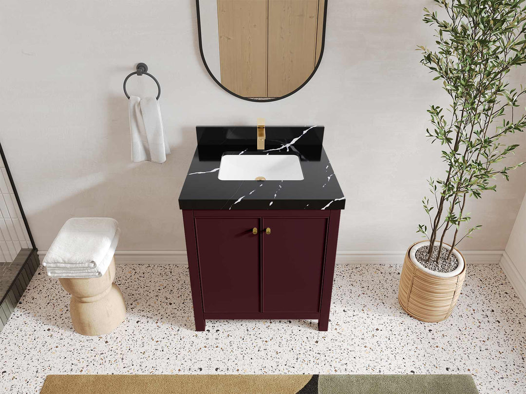 Chicago 30 in. W x 22 in. D Single Sink Bathroom Vanity - Willow Bath and Vanity