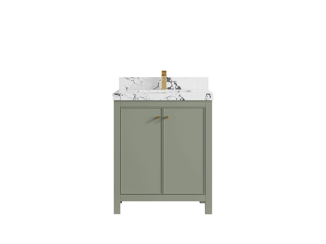 Chicago 30 in. W x 22 in. D Single Sink Bathroom Vanity - Willow Bath and Vanity
