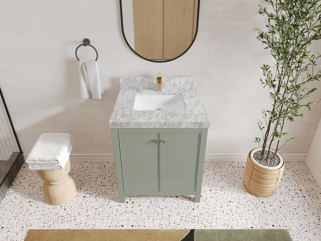 Chicago 30 in. W x 22 in. D Single Sink Bathroom Vanity - Willow Bath and Vanity