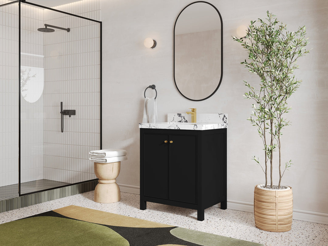 Chicago 30 in. W x 22 in. D Single Sink Bathroom Vanity - Willow Bath and Vanity