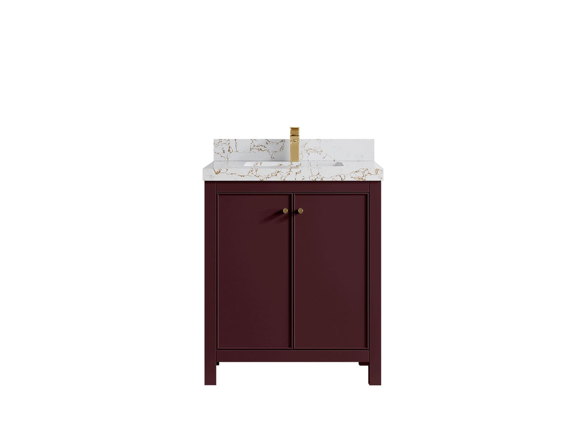 Chicago 30 in. W x 22 in. D Single Sink Bathroom Vanity - Willow Bath and Vanity
