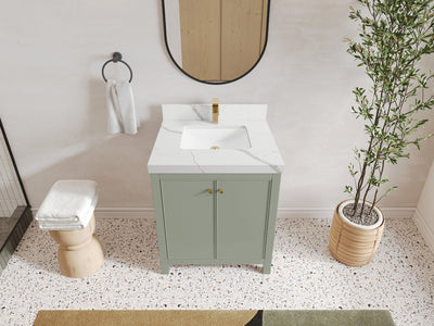 Chicago 30 in. W x 22 in. D Single Sink Bathroom Vanity - Willow Bath and Vanity