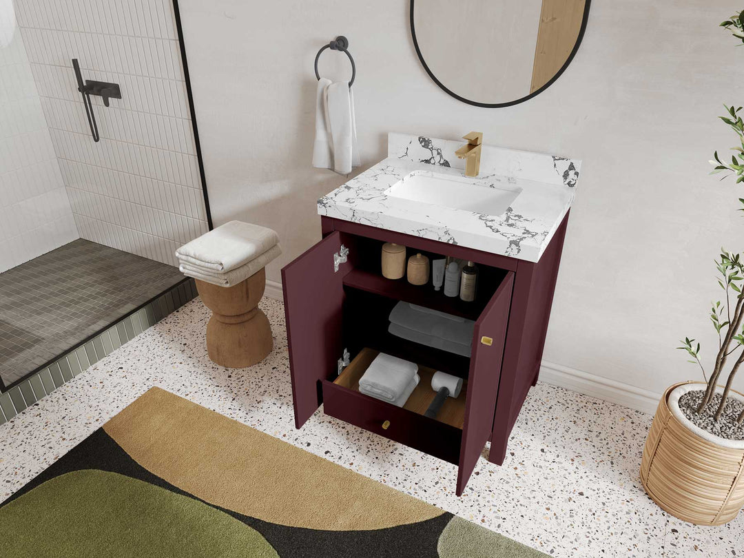 Chicago 30 in. W x 22 in. D Single Sink Bathroom Vanity - Willow Bath and Vanity