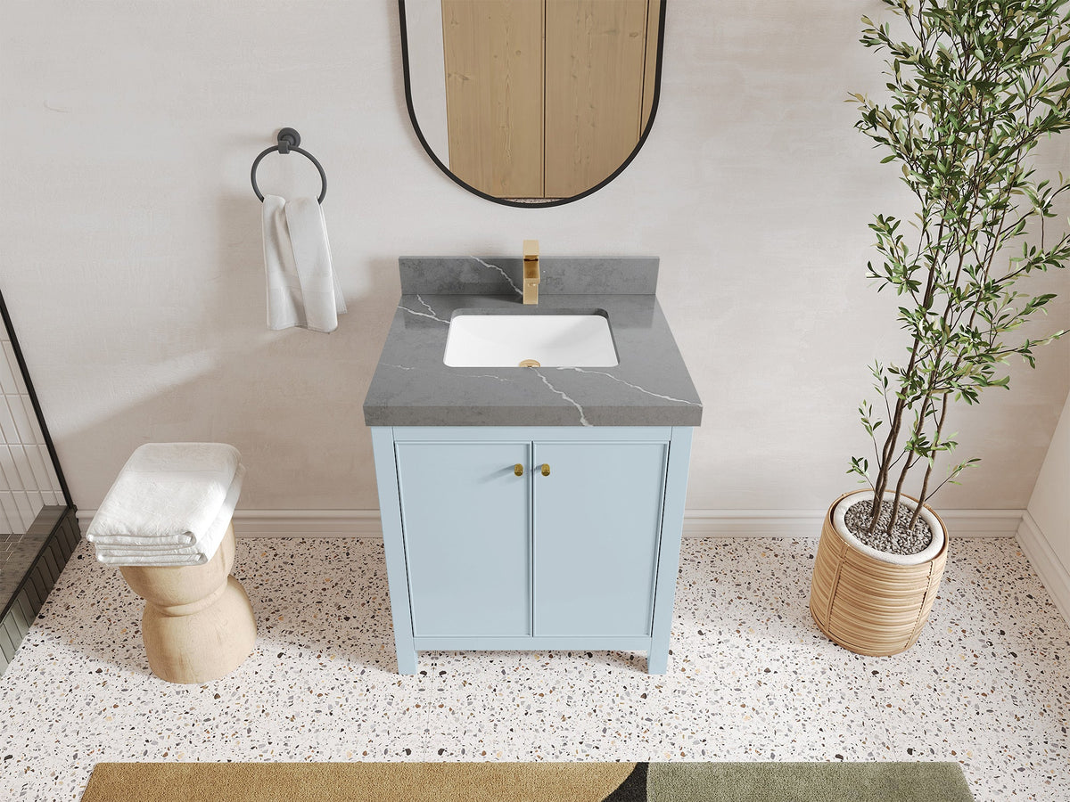 Chicago 30 in. W x 22 in. D Single Sink Bathroom Vanity - Willow Bath and Vanity