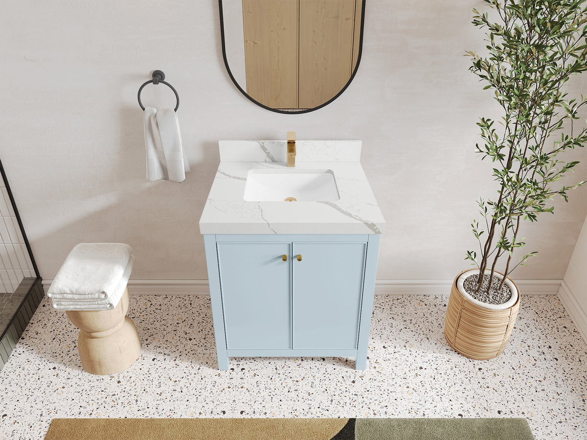 Chicago 30 in. W x 22 in. D Single Sink Bathroom Vanity - Willow Bath and Vanity
