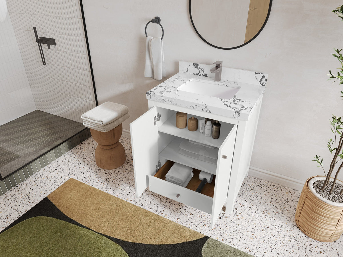 Chicago 30 in. W x 22 in. D Single Sink Bathroom Vanity - Willow Bath and Vanity