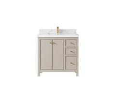 Chicago 36 in. W x 22 in. D Center Sink Bathroom Vanity - photo 17