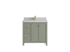 Chicago 36 in. W x 22 in. D Center Sink Bathroom Vanity - photo 31