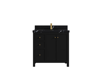 Chicago 36 in. W x 22 in. D Center Sink Bathroom Vanity - Willow Bath and Vanity