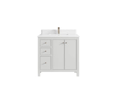 Chicago 36 in. W x 22 in. D Center Sink Bathroom Vanity - photo 29