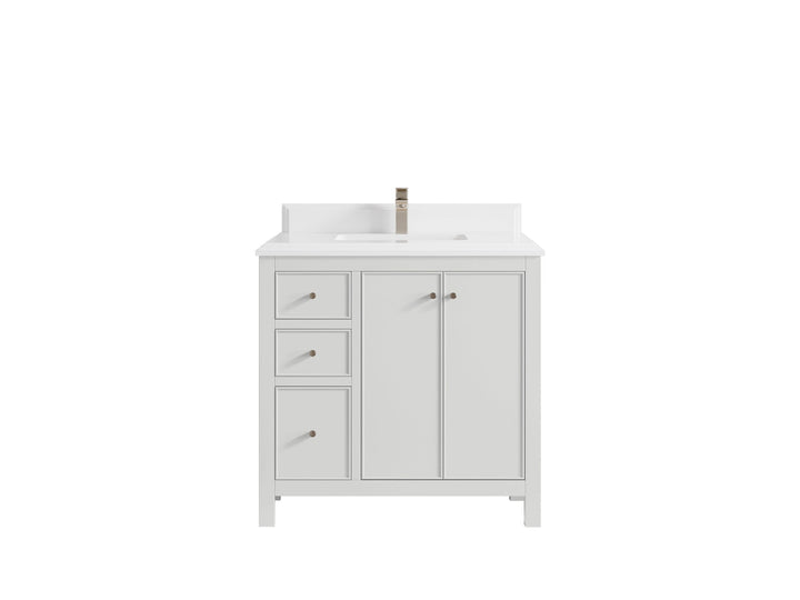 Chicago 36 in. W x 22 in. D Center Sink Bathroom Vanity - photo 29