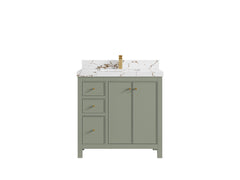 Chicago 36 in. W x 22 in. D Center Sink Bathroom Vanity - photo 37