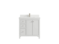 Chicago 36 in. W x 22 in. D Center Sink Bathroom Vanity - photo 45