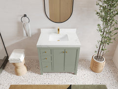 Chicago 36 in. W x 22 in. D Center Sink Bathroom Vanity - photo 28