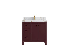 Chicago 36 in. W x 22 in. D Center Sink Bathroom Vanity - photo 21