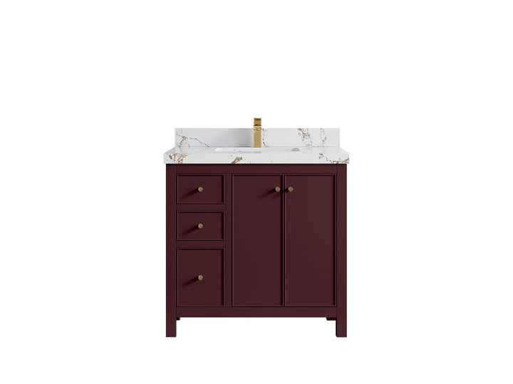 Chicago 36 in. W x 22 in. D Center Sink Bathroom Vanity - photo 21