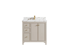 Chicago 36 in. W x 22 in. D Center Sink Bathroom Vanity - photo 35