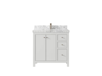 Chicago 36 in. W x 22 in. D Center Sink Bathroom Vanity - Willow Bath and Vanity