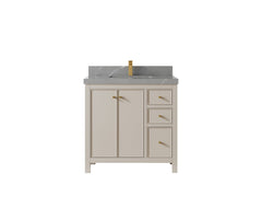 Chicago 36 in. W x 22 in. D Center Sink Bathroom Vanity - photo 29