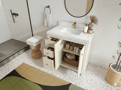 Chicago 36 in. W x 22 in. D Center Sink Bathroom Vanity - photo 2