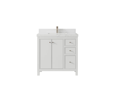 Chicago 36 in. W x 22 in. D Center Sink Bathroom Vanity - Willow Bath and Vanity