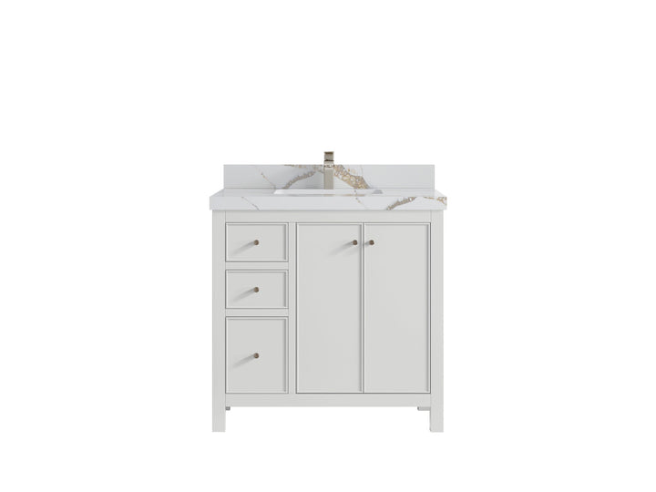 Chicago 36 in. W x 22 in. D Center Sink Bathroom Vanity - photo 15