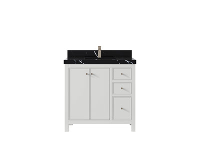 Chicago 36 in. W x 22 in. D Center Sink Bathroom Vanity - Willow Bath and Vanity